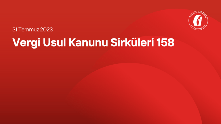 Vergi Usul Kanunu Sirküleri 158