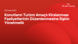 Konutların Turizm Amaçlı Kiralanması