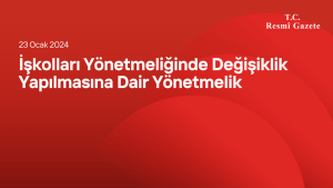 İşkolları Yönetmeliğinde Değişiklik Yapılmasına Dair Yönetmelik