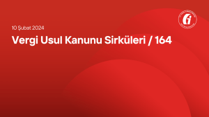 Vergi Usul Kanunu Sirküleri / 164