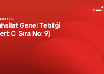 Tahsilat Genel Tebliği (Seri:C Sıra No:9)