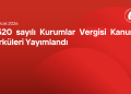 5520 sayılı Kurumlar Vergisi Kanunu Sirküleri Yayımlandı