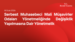 Serbest Muhasebeci Mali Müşavirler Odaları Yönetmeliğinde Değişiklik Yapılmasına Dair Yönetmelik