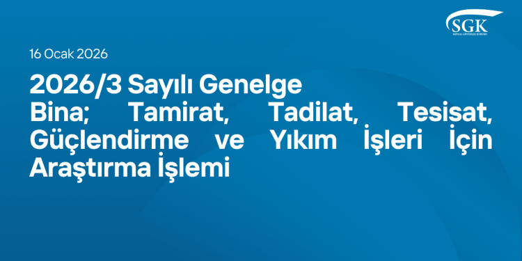 2026-3 sayılı sgk genelgesi