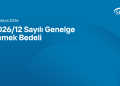 2026/12 Sayılı Genelge - Yemek Bedeli