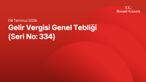 Gelir Vergisi Genel Tebliği (Seri No: 334)