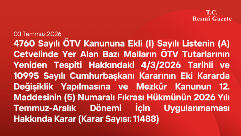 ck_karar sayısı 11488