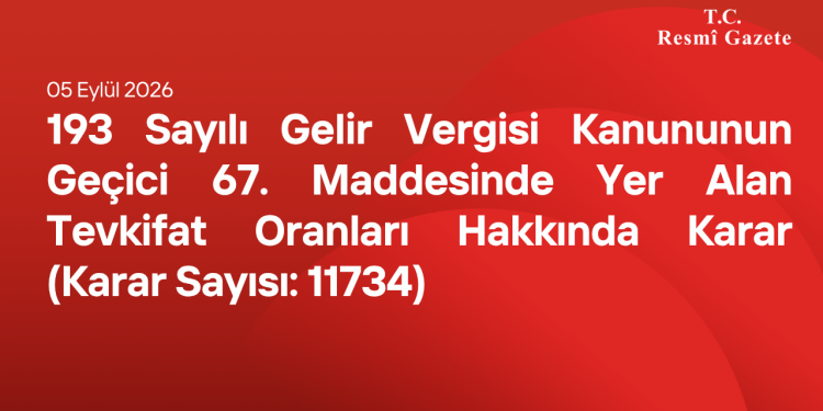 ck_karar sayısı 11734
